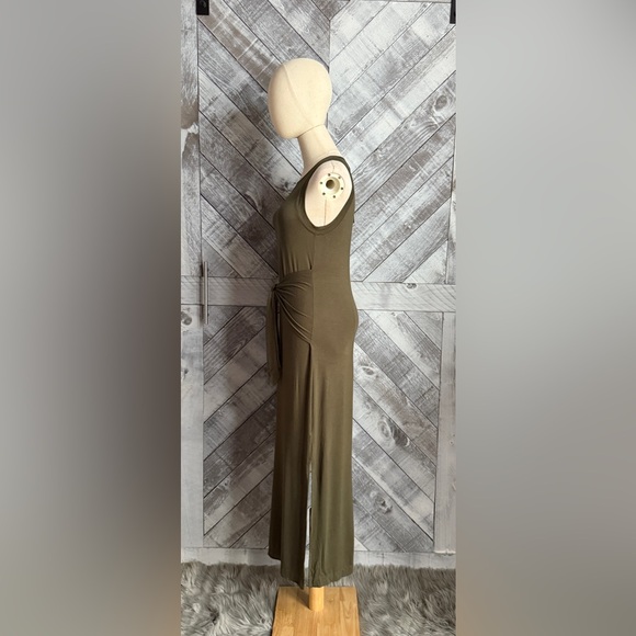 MICHAEL STARS REVOLVE NWT Tie Front Maxi Dress💚 - Picture 10 of 12
